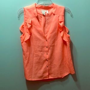 H&M Conscious Line Vibrant Short Sleeve Blouse